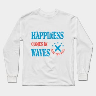 surfer wave rider Long Sleeve T-Shirt